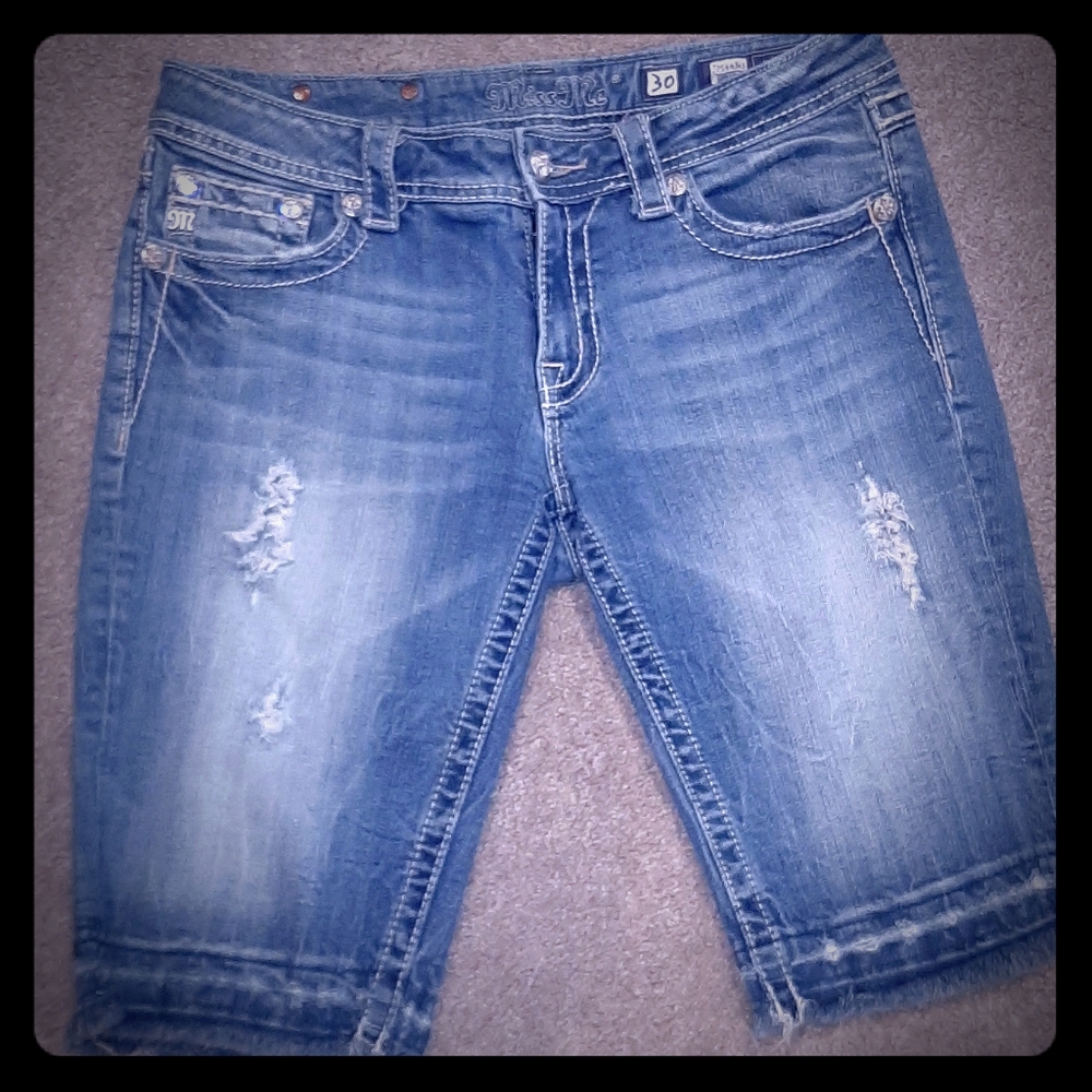 Miss Me Bermuda Shorts